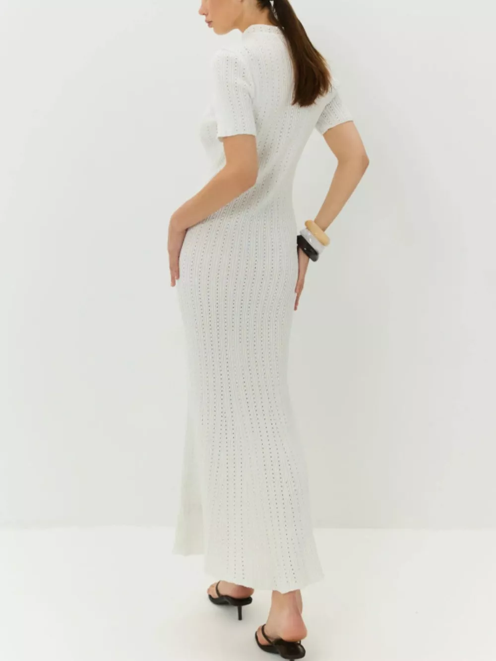 Short Sleeve Knitted Mermaid Dress, image 20