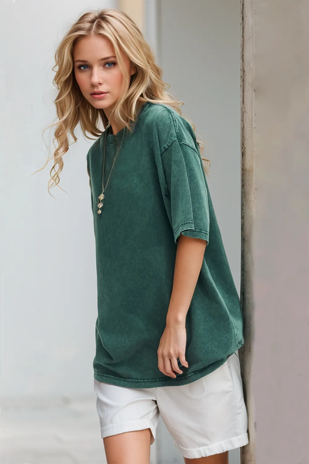 Round Neck Half Sleeve T-Shirt, image 2