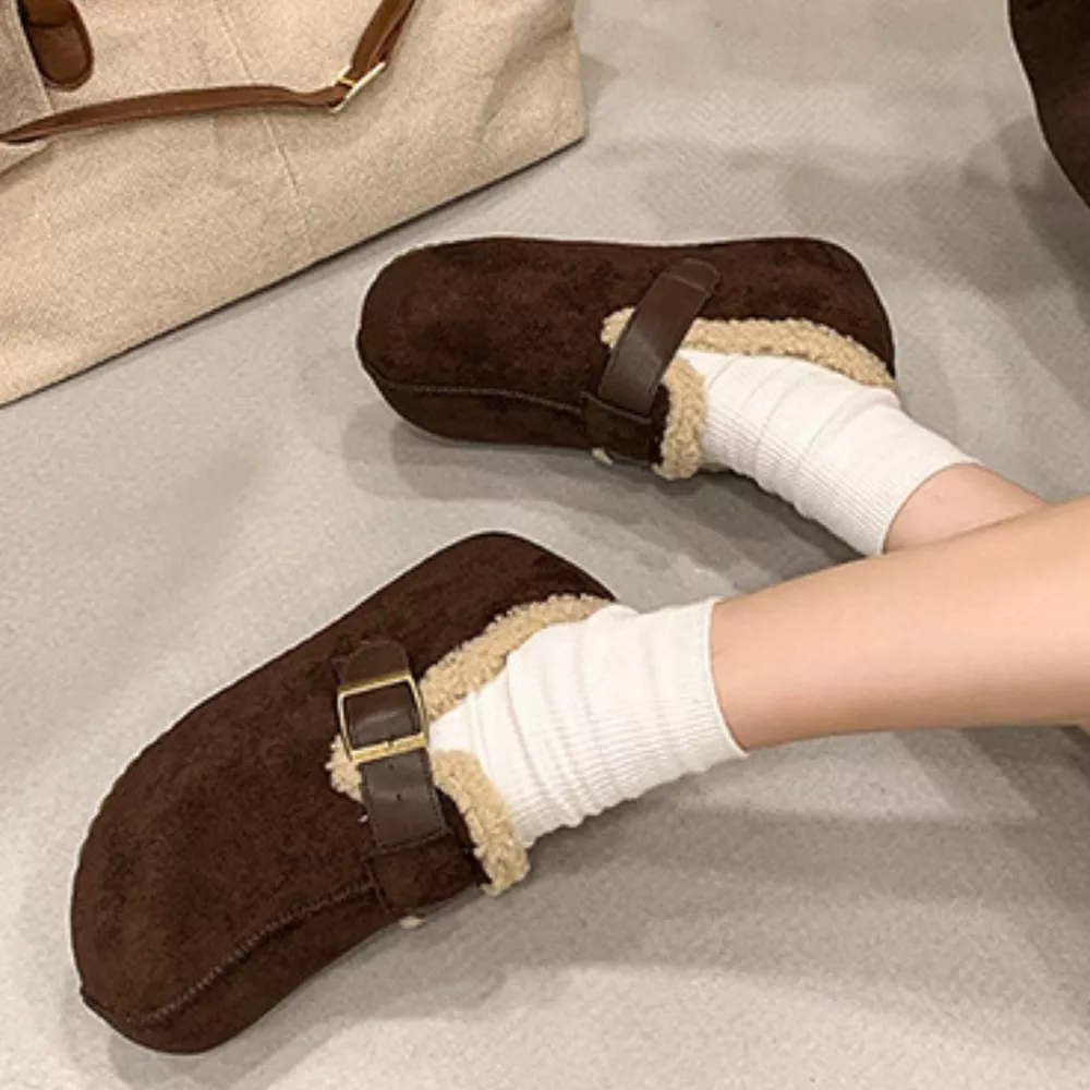 Round Toe Platform Slip-Ons, image 3