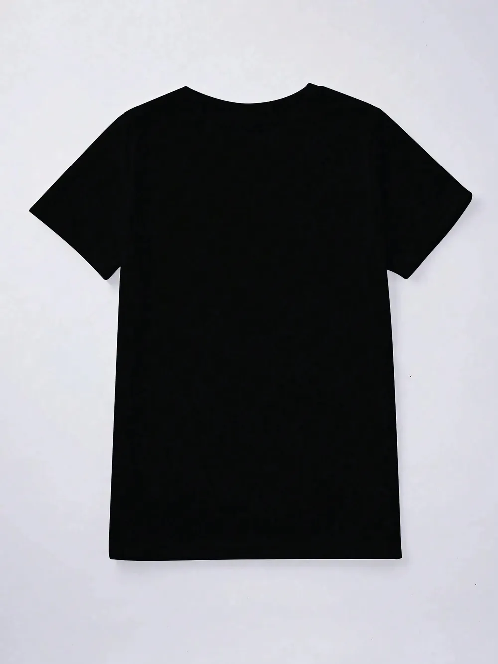 Heart Graphic Round Neck Short Sleeve T-Shirt, image 2