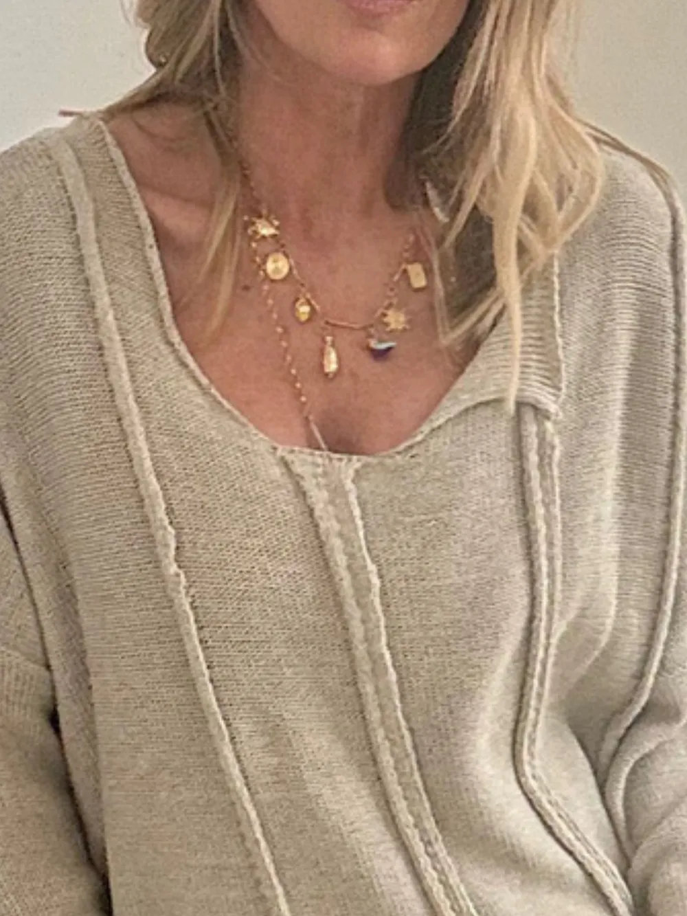 High-Low Drop Shoulder Sweater, image 12