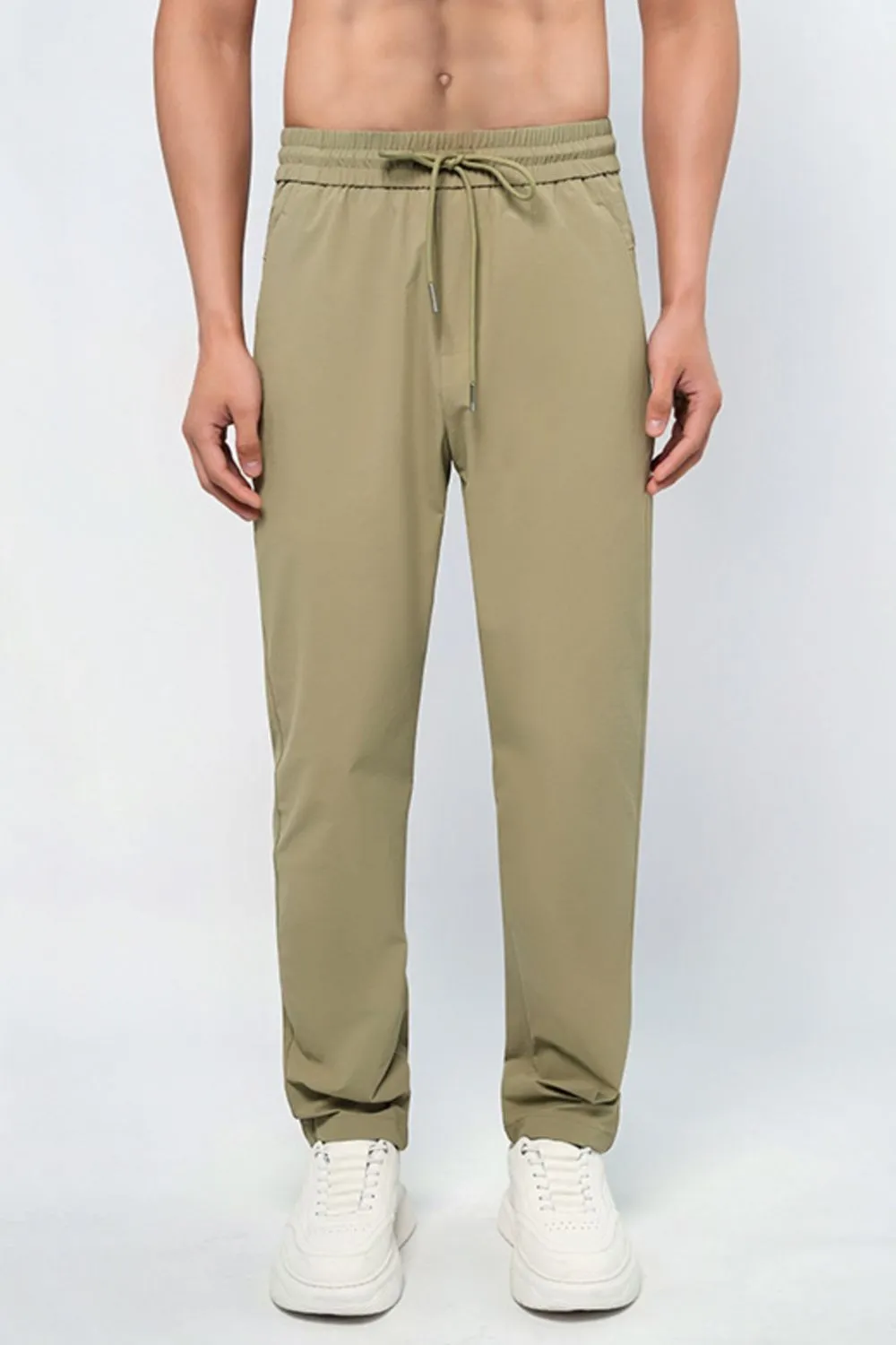 Men's Plus Size Drawstring Joggers, image 2
