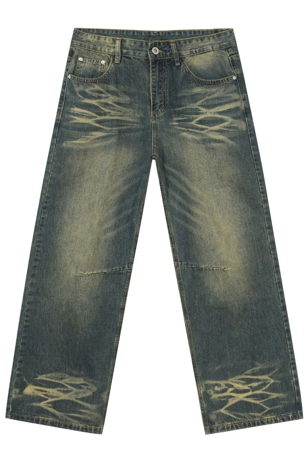Men's Wide Leg Jeans, image 5