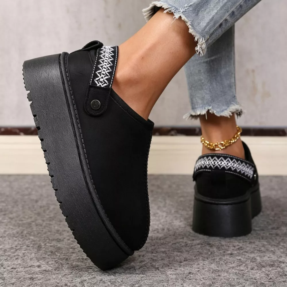 Platform Suede Fur-Lined Boots, image 3