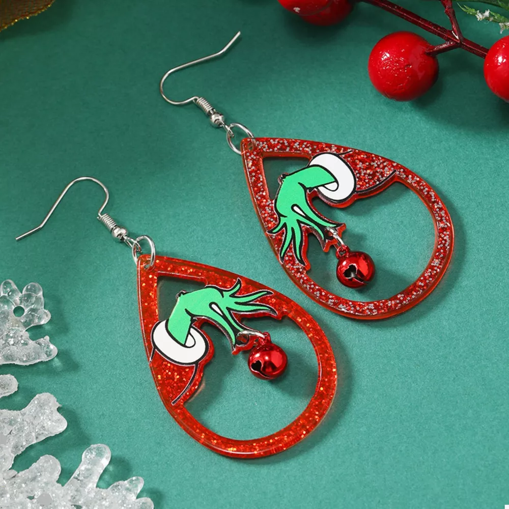 Halloween Teardrop Earrings