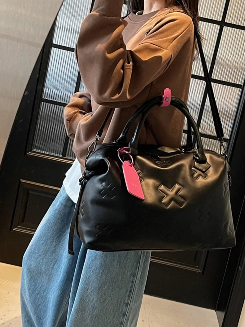 Embossed Duffle Bag, image 5