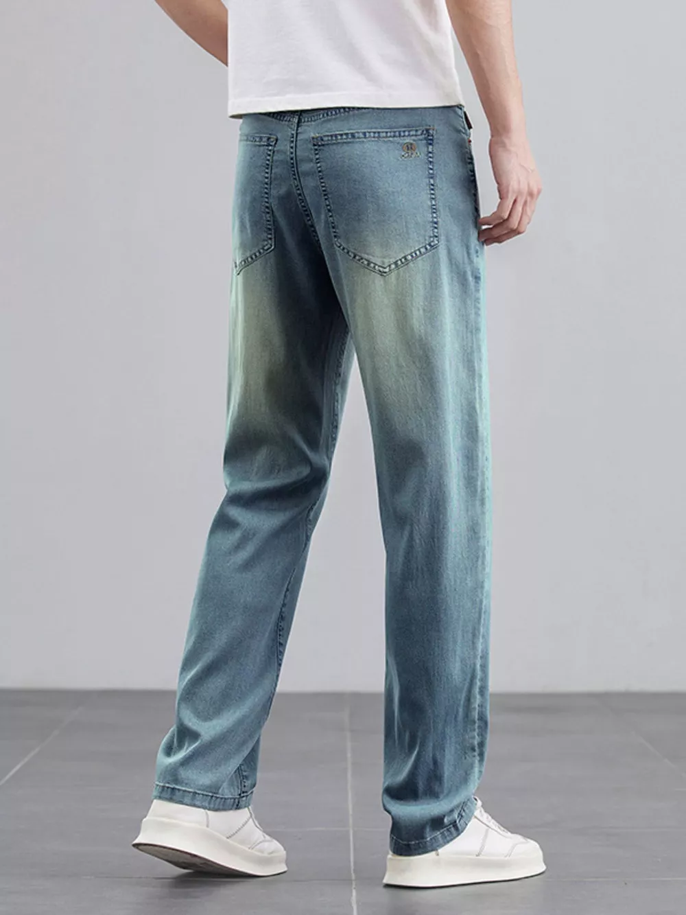 Men's Wide Leg Jeans, image 3
