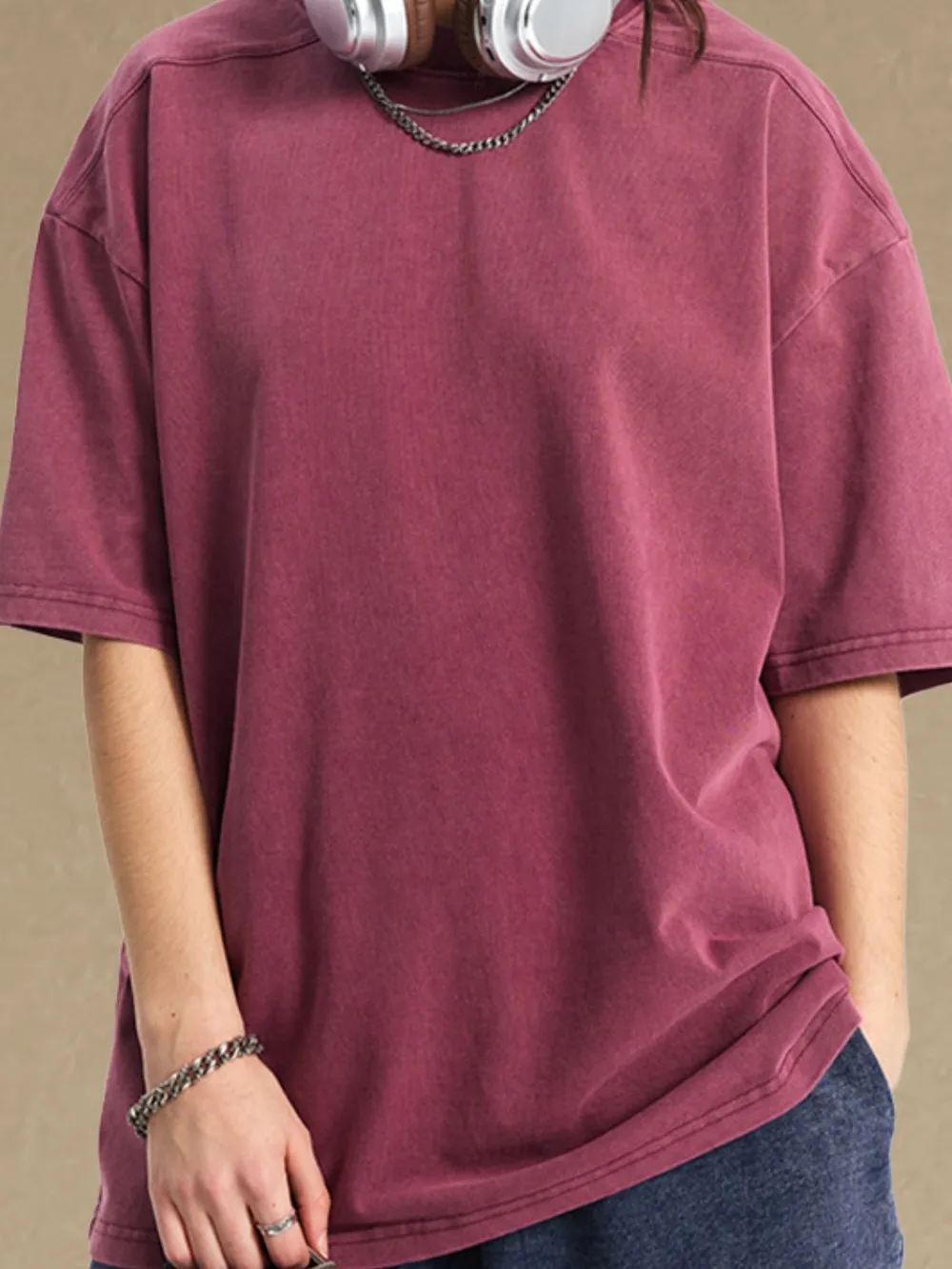Men's Round Neck Half Sleeve T-Shirt, image 8