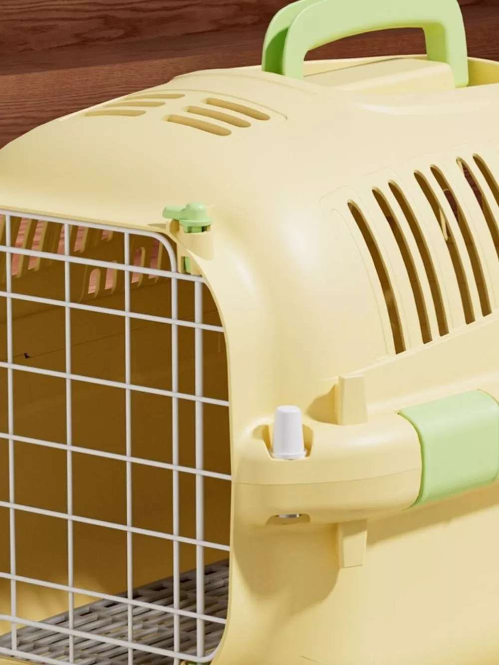 Portable Ventilated Pet Carrier Travel Cage, image 4