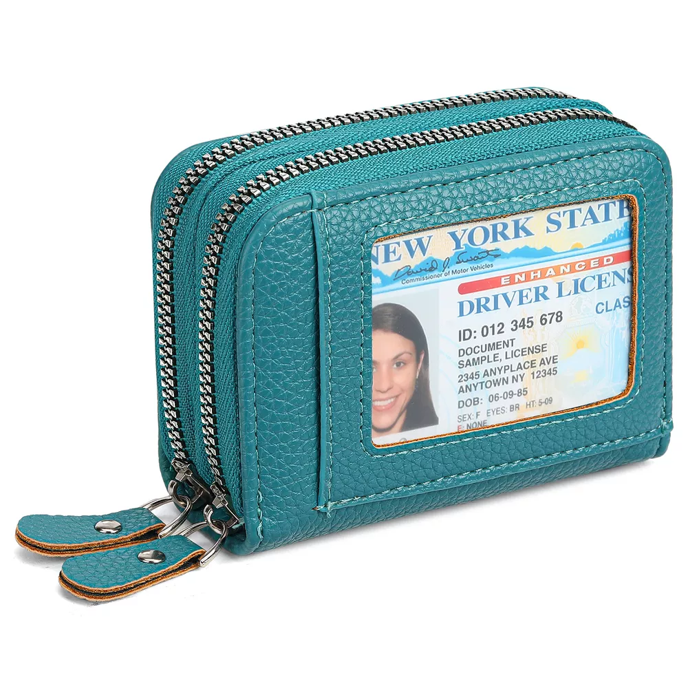 Double Zipper Card Case with ID Window, image 4