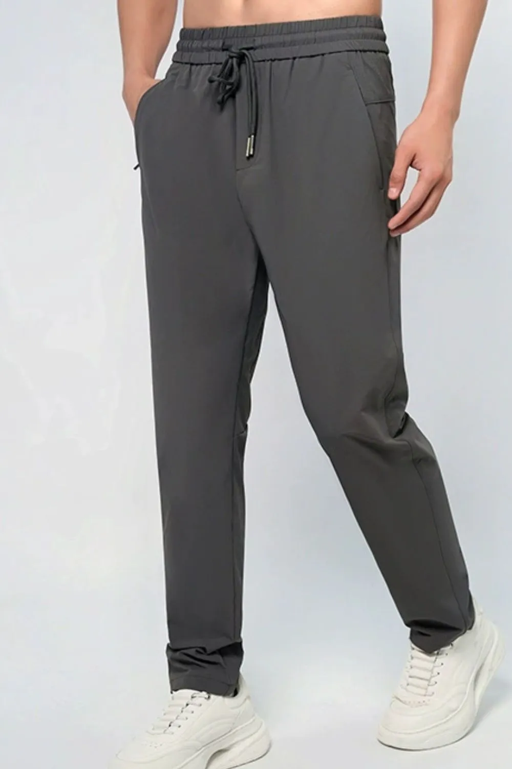 Men's Plus Size Drawstring Joggers, image 3