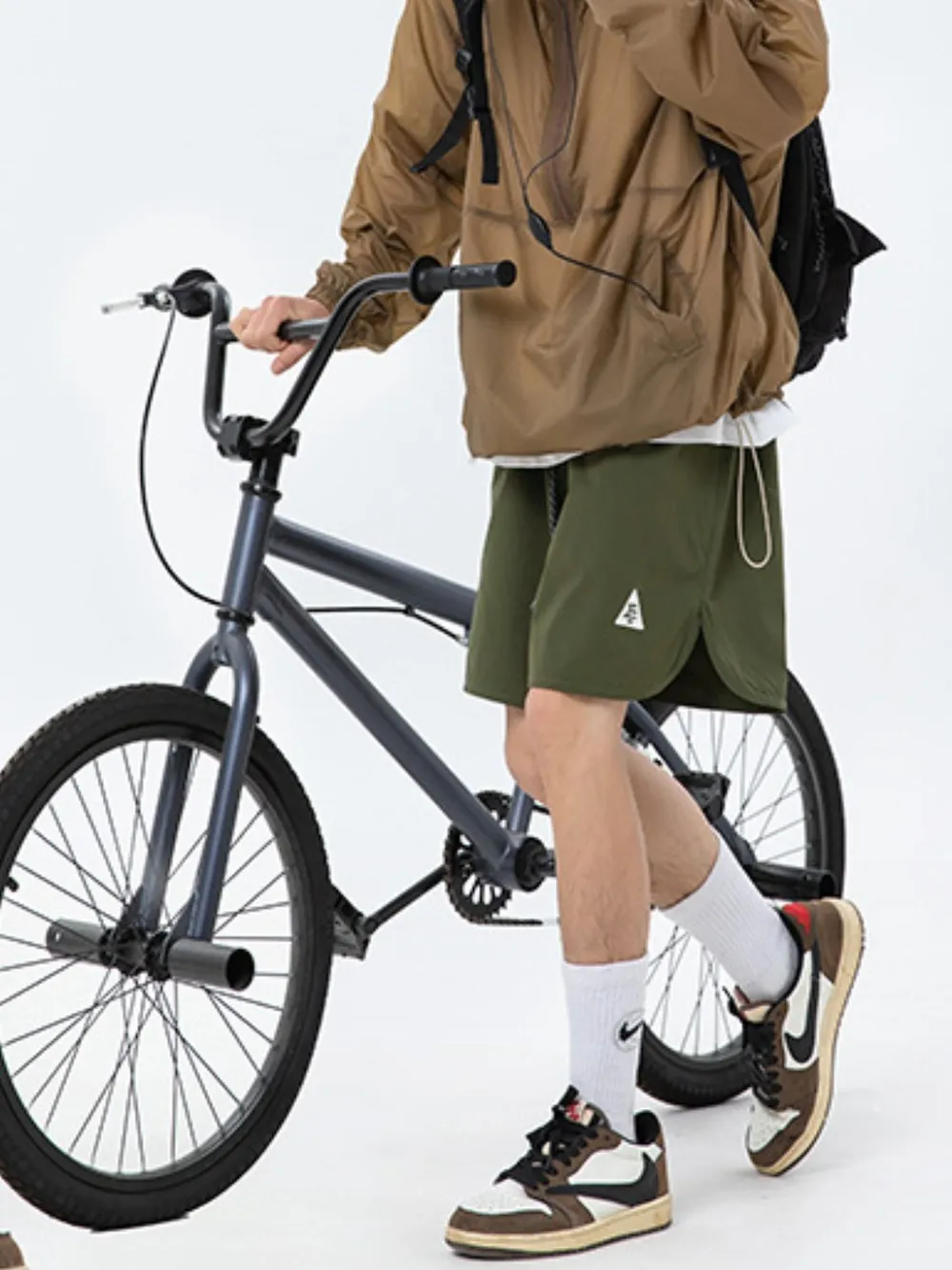 Men's Full Size Drawstring Shorts Plus Size