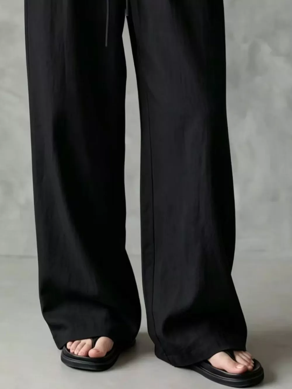 Full Size Drawstring Wide-Leg Casual Pants Plus Size, image 9