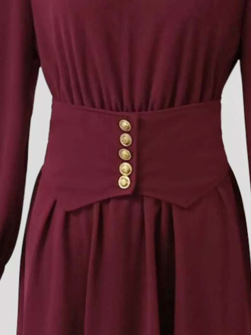Johnny Collar Long Sleeve Dress, image 2