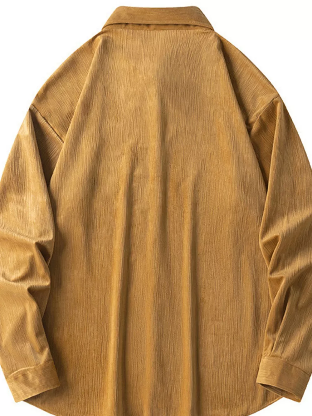 Men's Casual Corduroy Button-Down Shirt, image 3