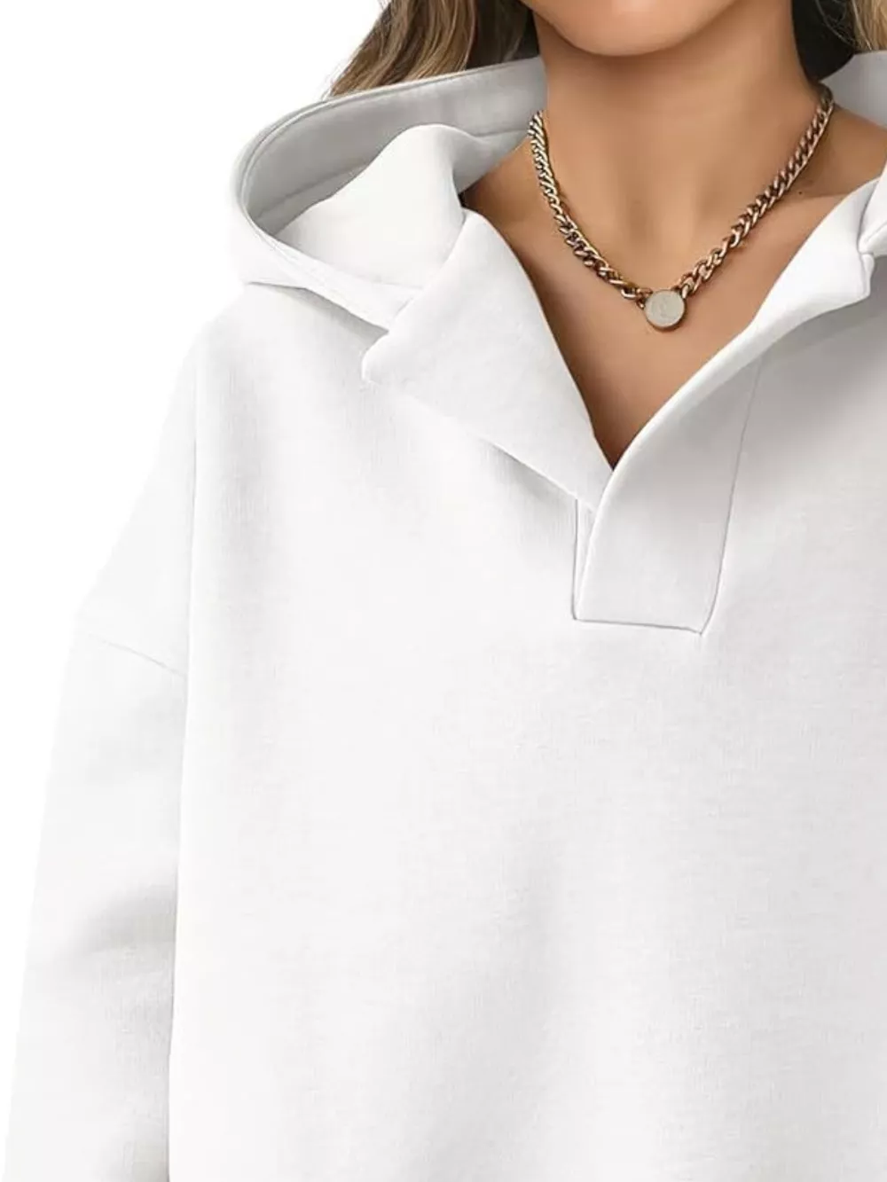 Dropped Shoulder Long Sleeve Sweatshirt, image 3