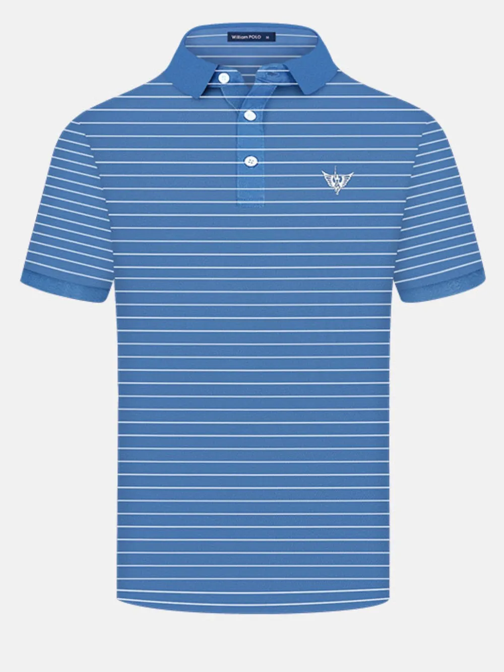 Men's Plus Size Striped Short Sleeve Polo Shirt, image 6