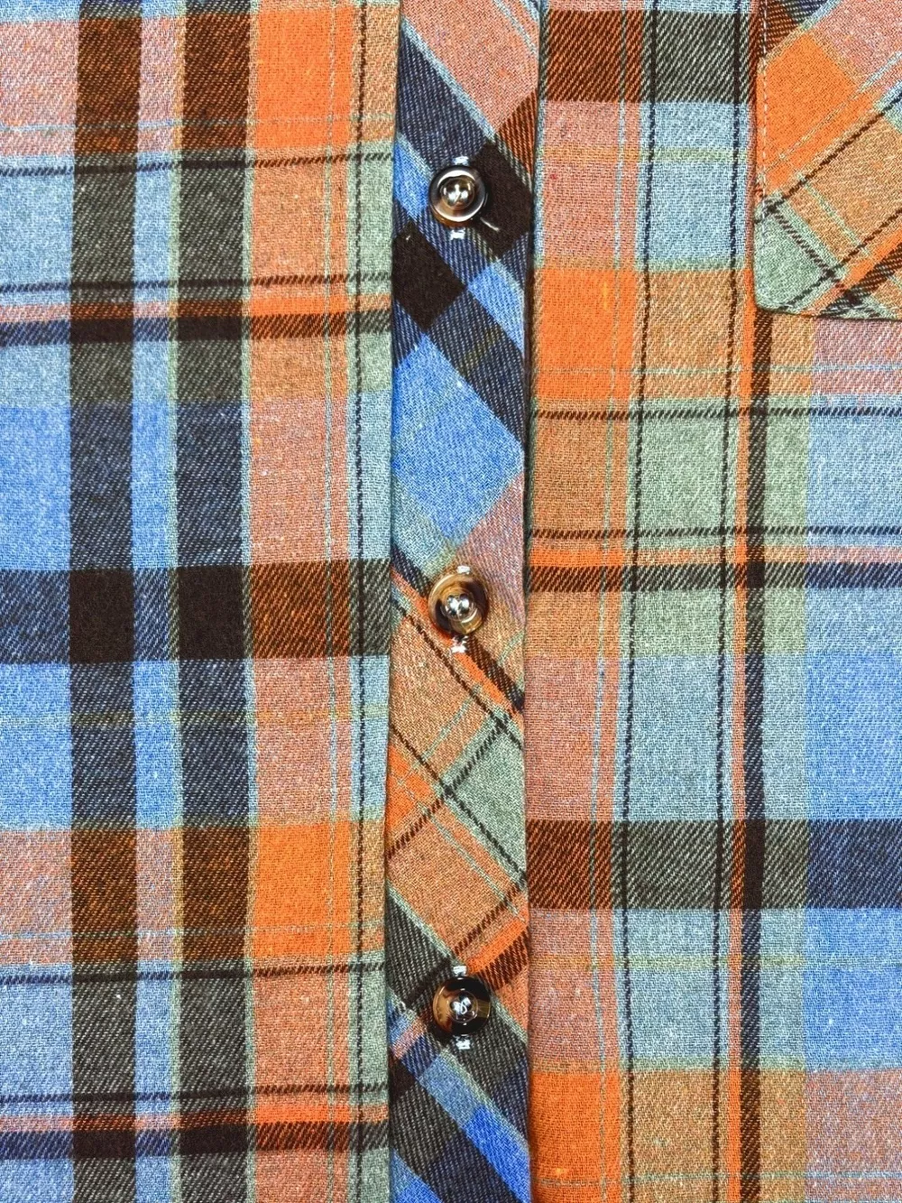 Plaid Button-Up Long Sleeve Shirt, image 2