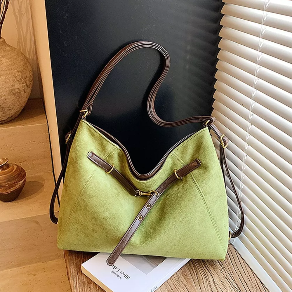 Contrast Straps Shoulder Bag, image 4