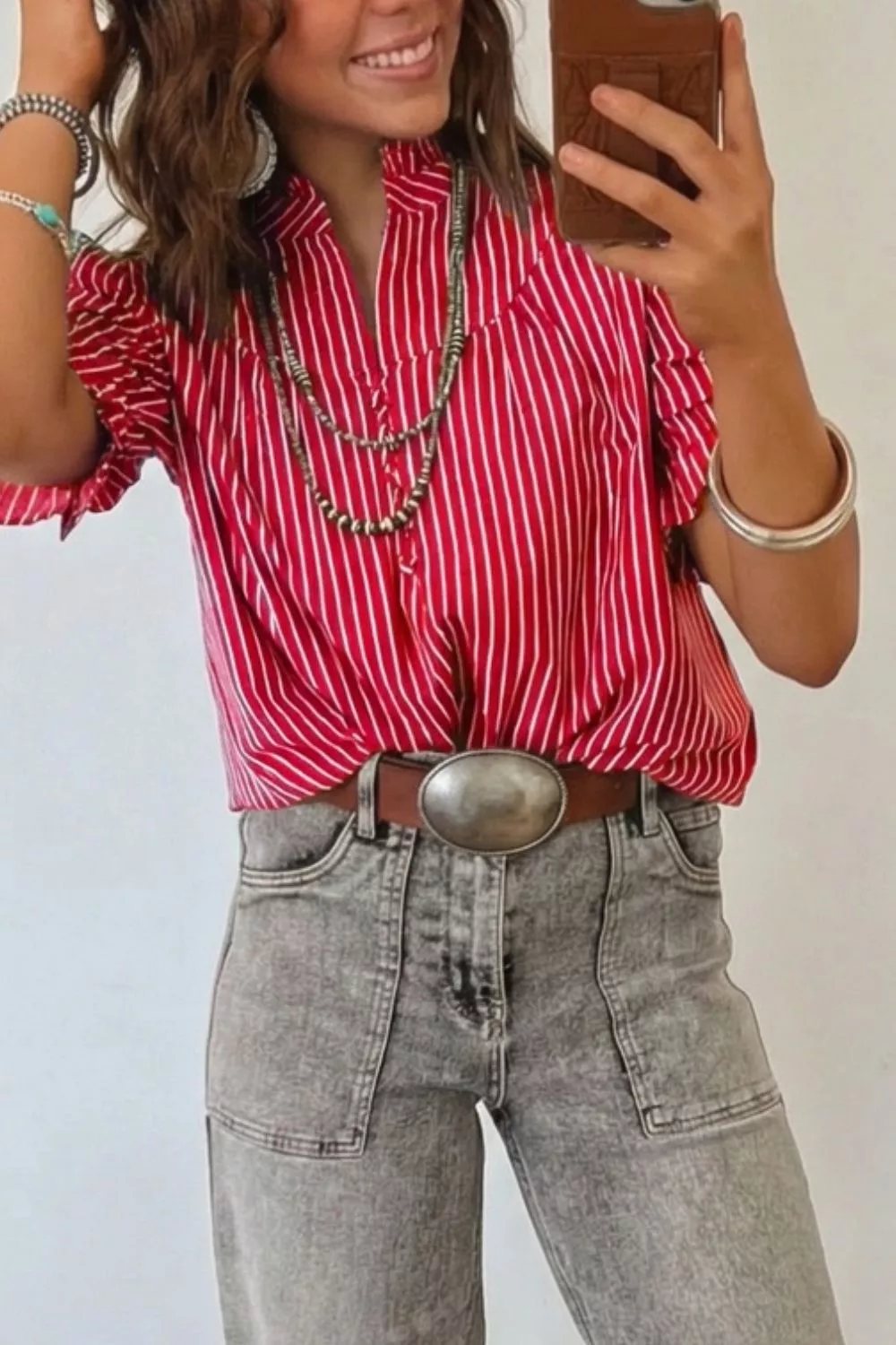 Striped Short Sleeve Shirt, image 2
