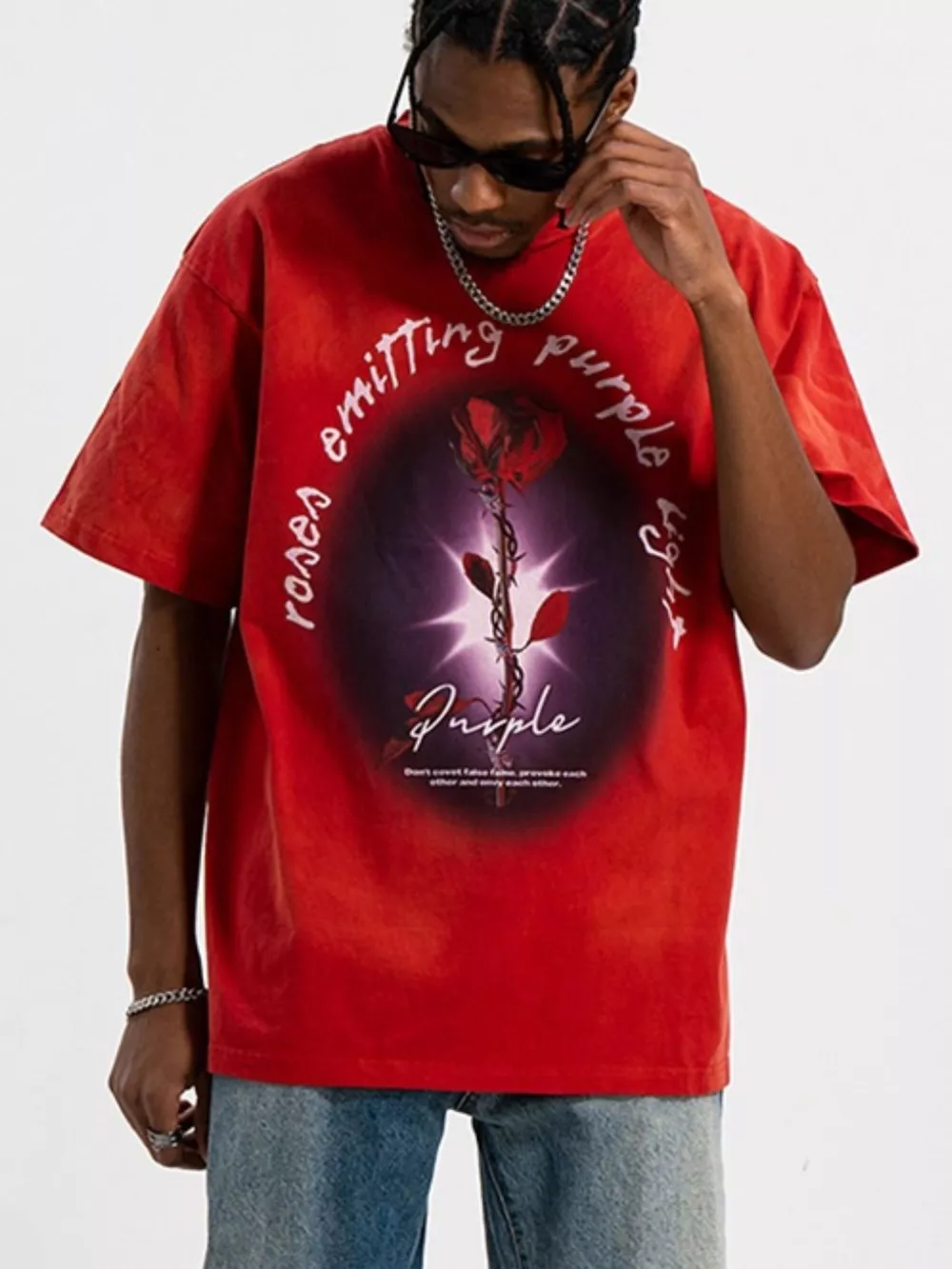 Men's Graphic Round Neck Short Sleeve T-Shirt, image 3