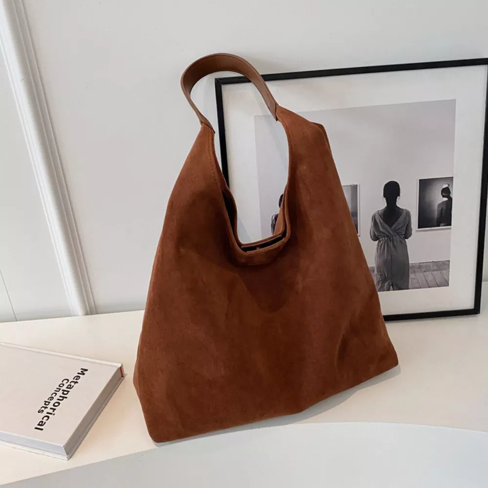 Solid Color Shoulder Bag, image 6