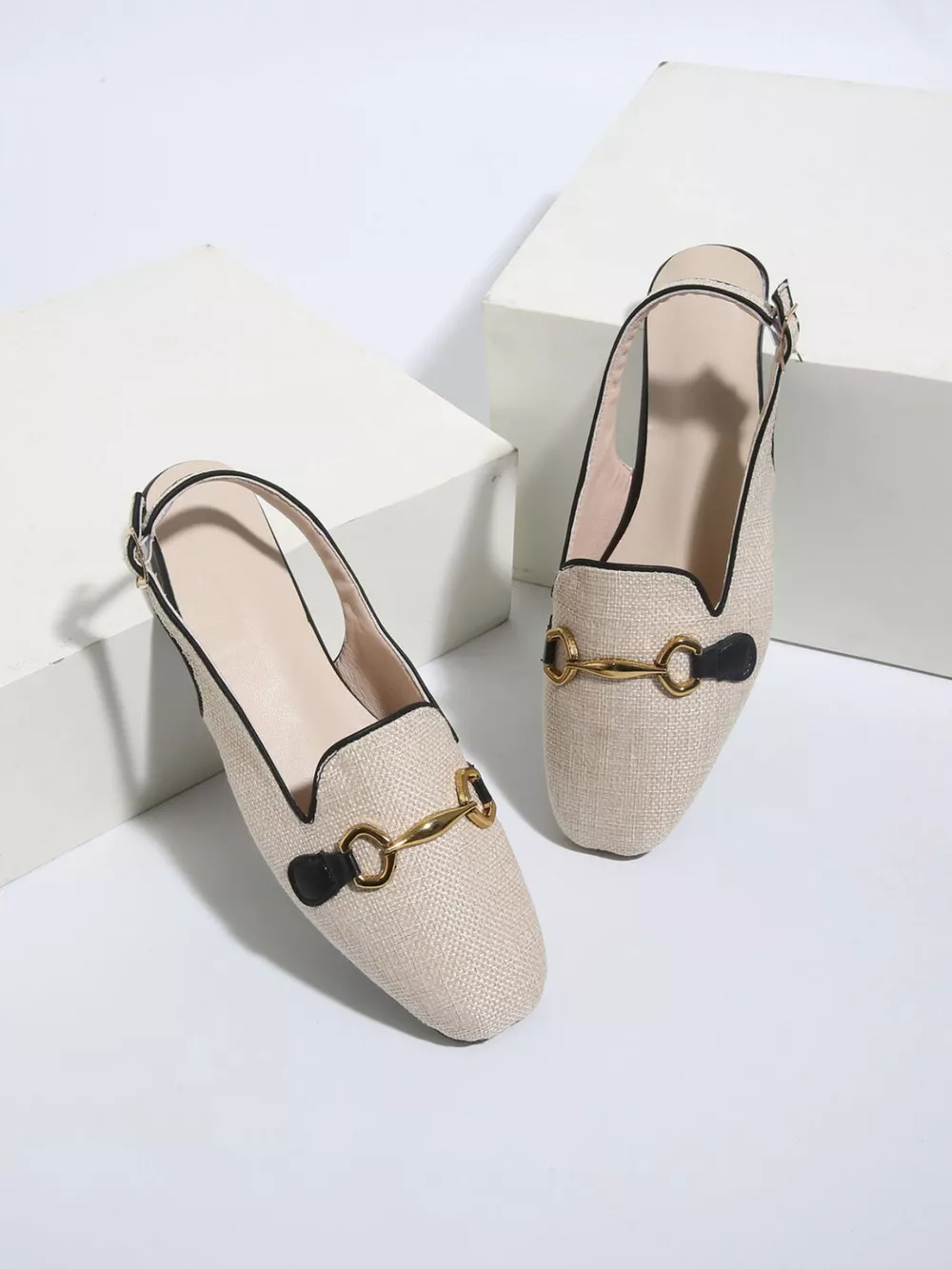Round Toe Slingback Sandals, image 2