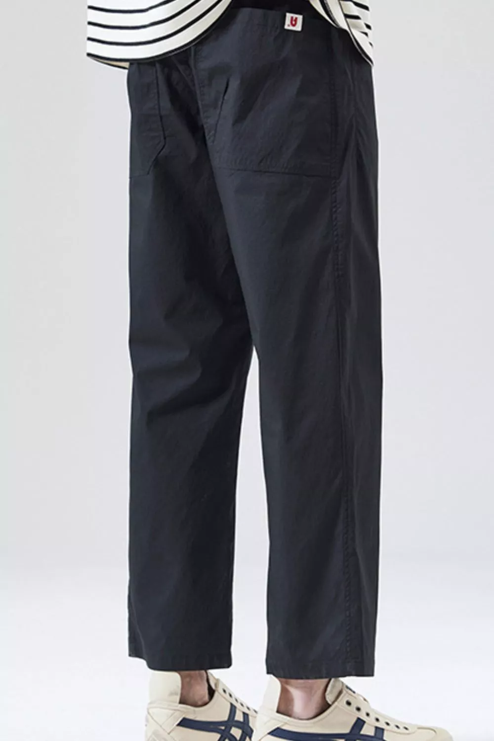 Men's Full Size Casual Loose Fit Cropped Pants Plus Size, image 2