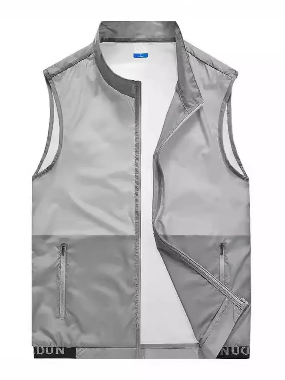 Men's Plus Size Zip Up Vest, image 3