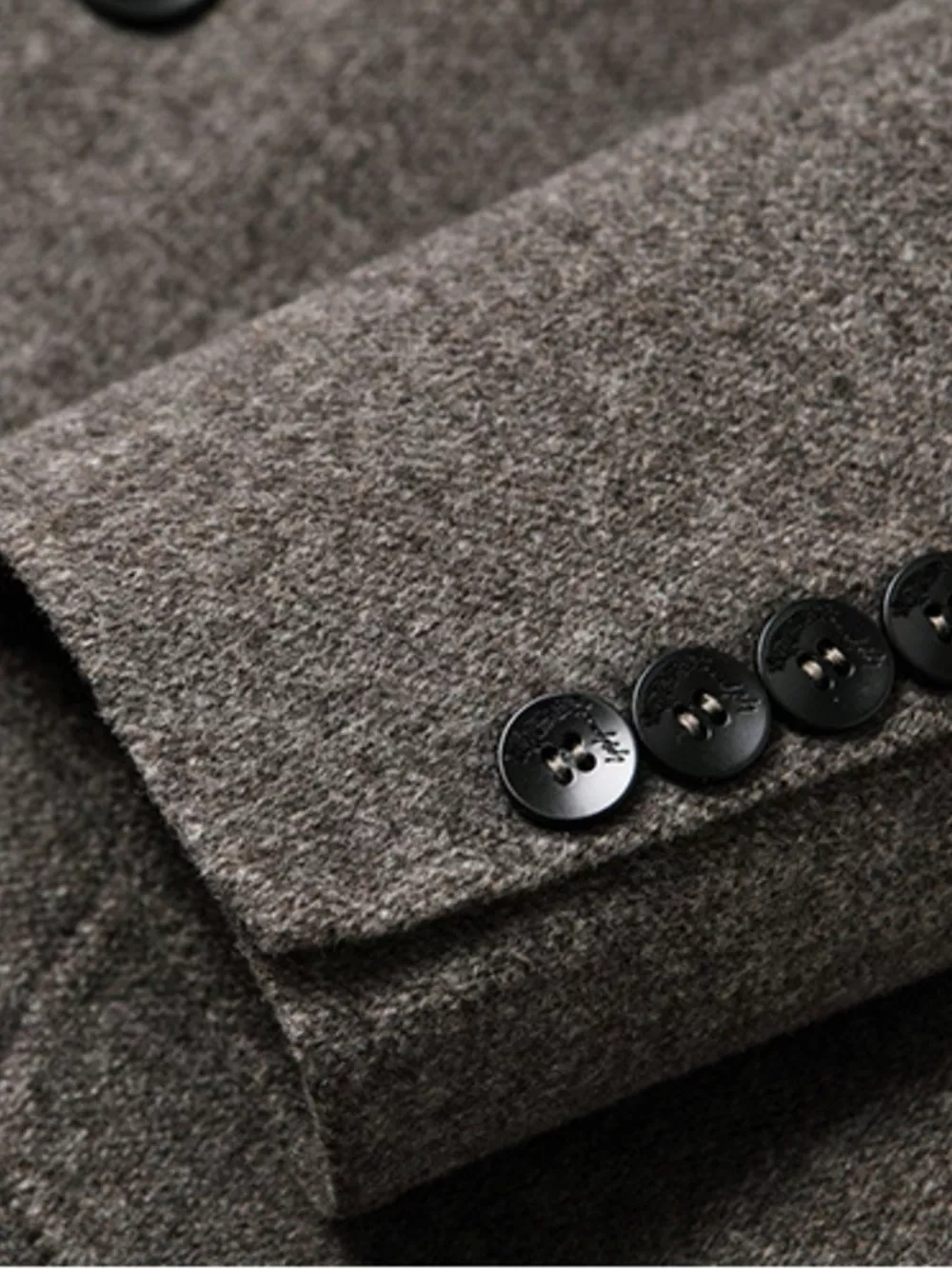 Men's Plus Size One Button Long Sleeve Blazer, image 7