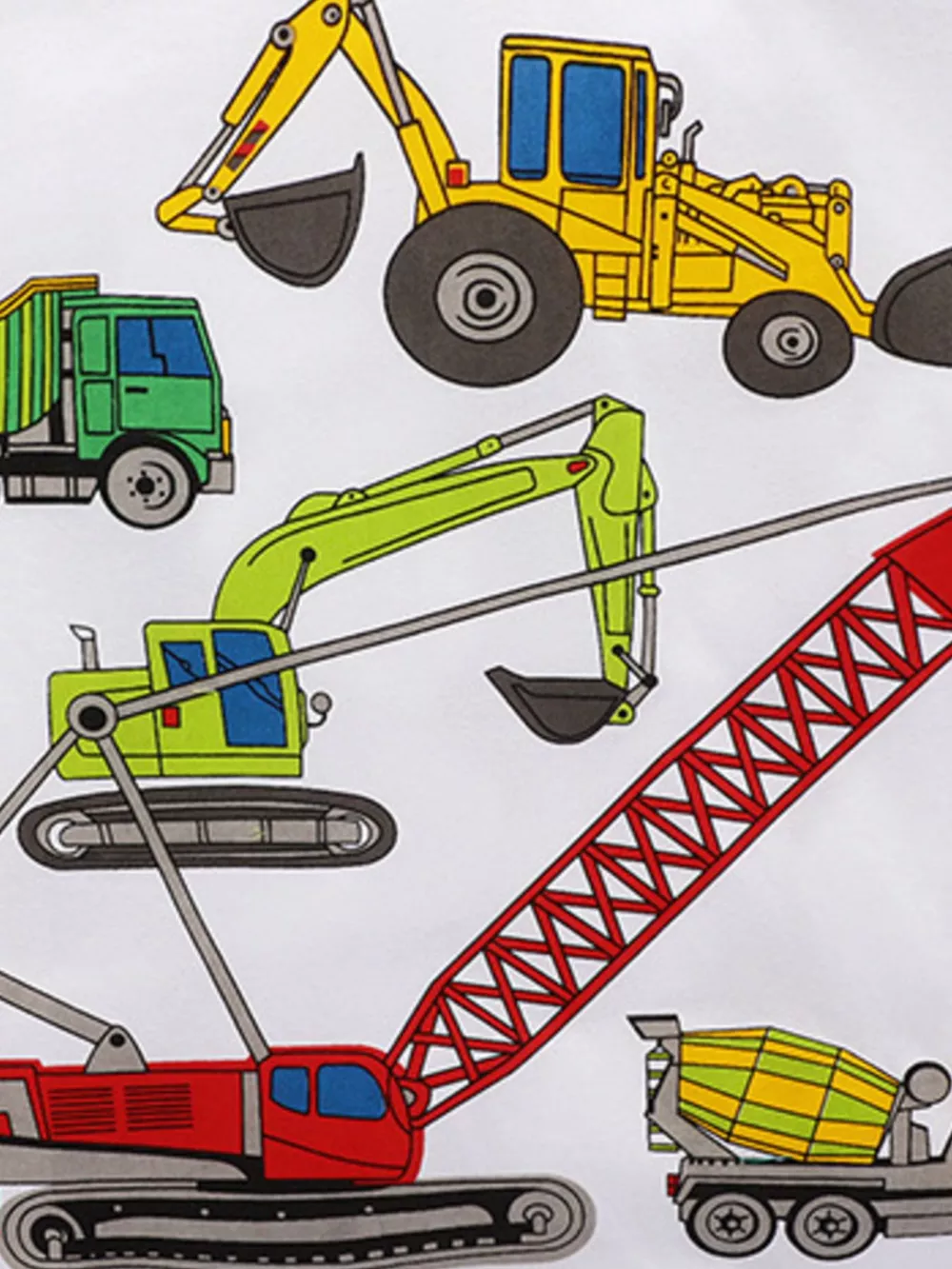 Children's Construction Vehicle Short Sleeve T-Shirt, image 2
