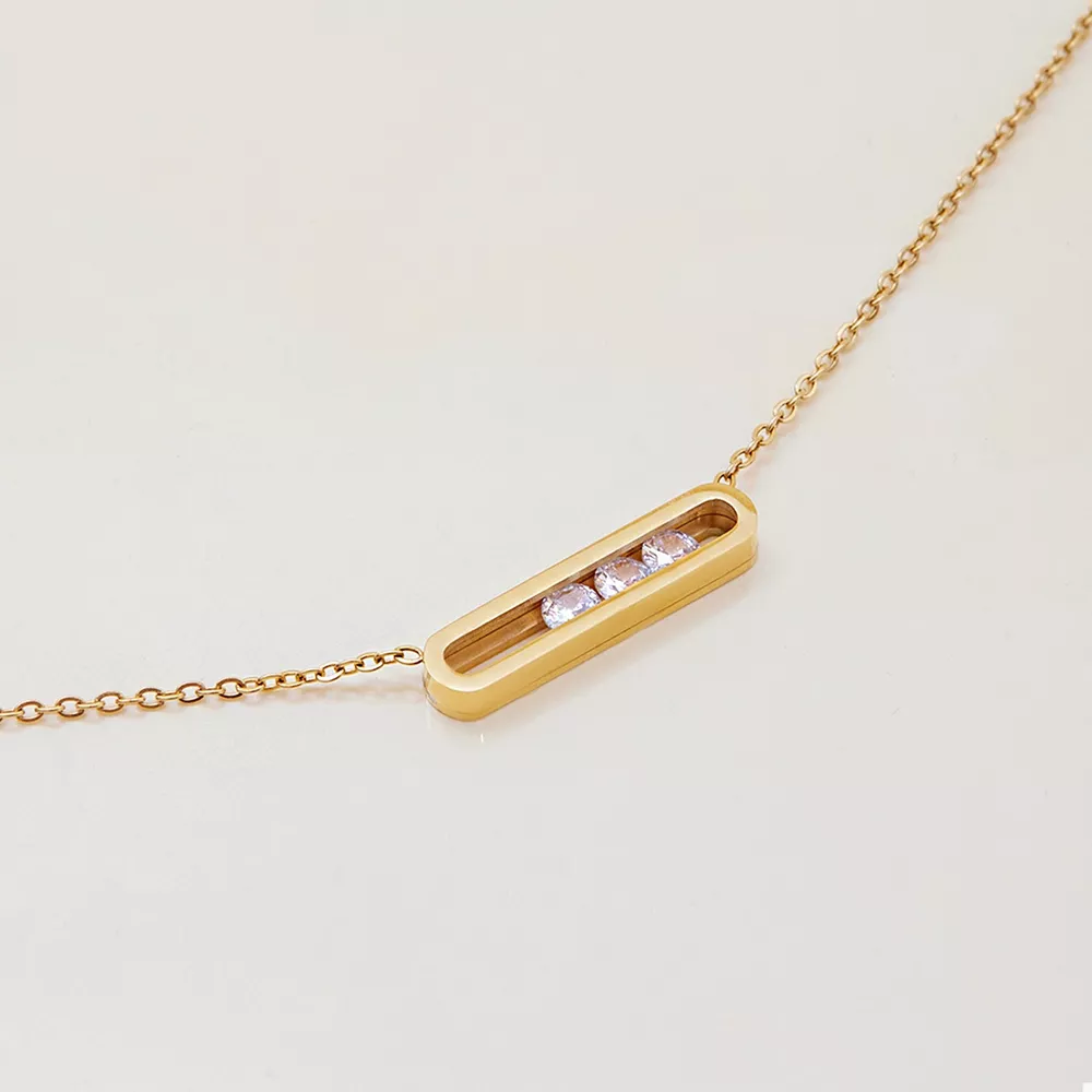 18K Gold-Plated Pendant Necklace, image 6