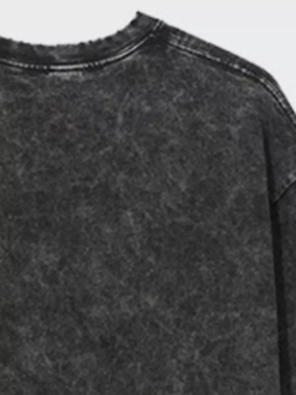 Men's Vintage Graphic Round Neck Oversized T-Shirt, image 3