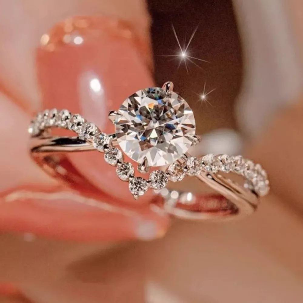 Moissanite 925 Sterling Silver Ring, image 6