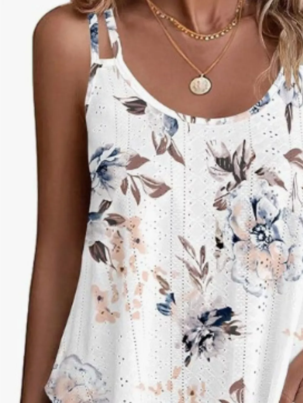 Eyelet Double Strap Cami, image 2