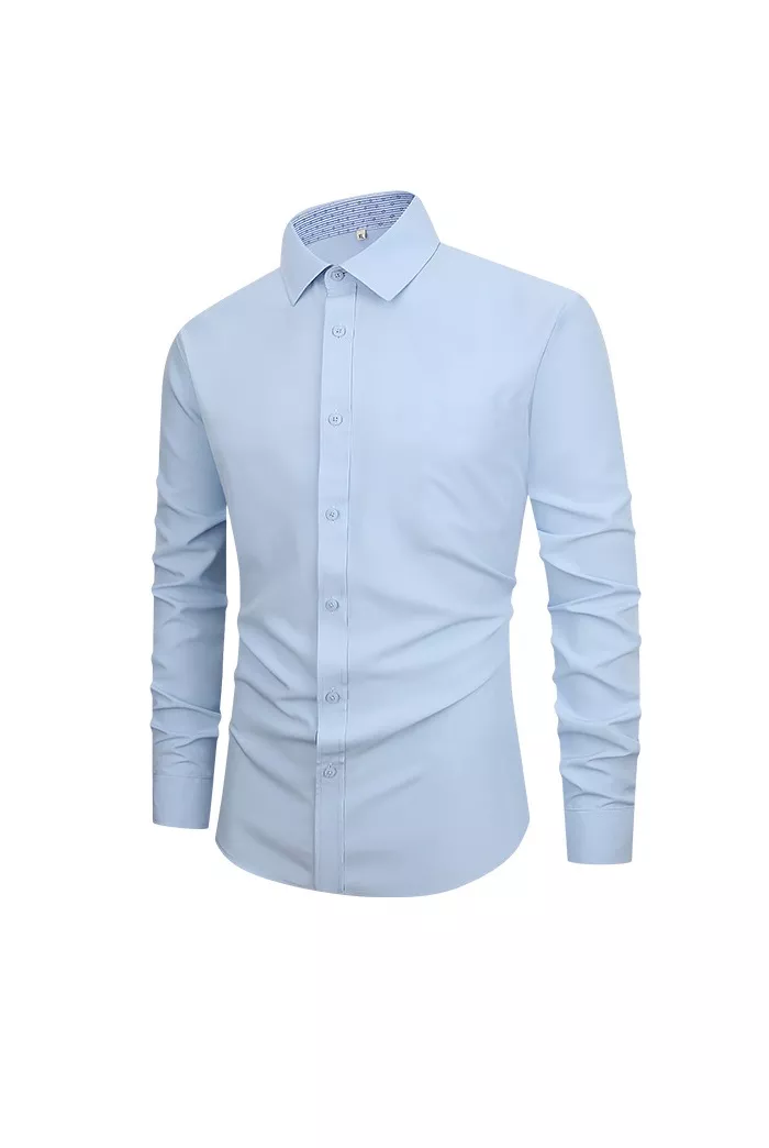 Men's Full Size Slim Fit Long Sleeve Shirt Plus Size, image 9