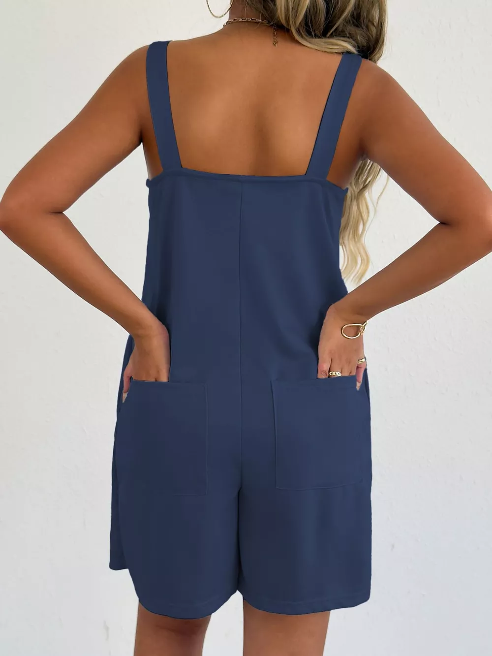 Sweetheart Neck Wide Strap Romper, image 19