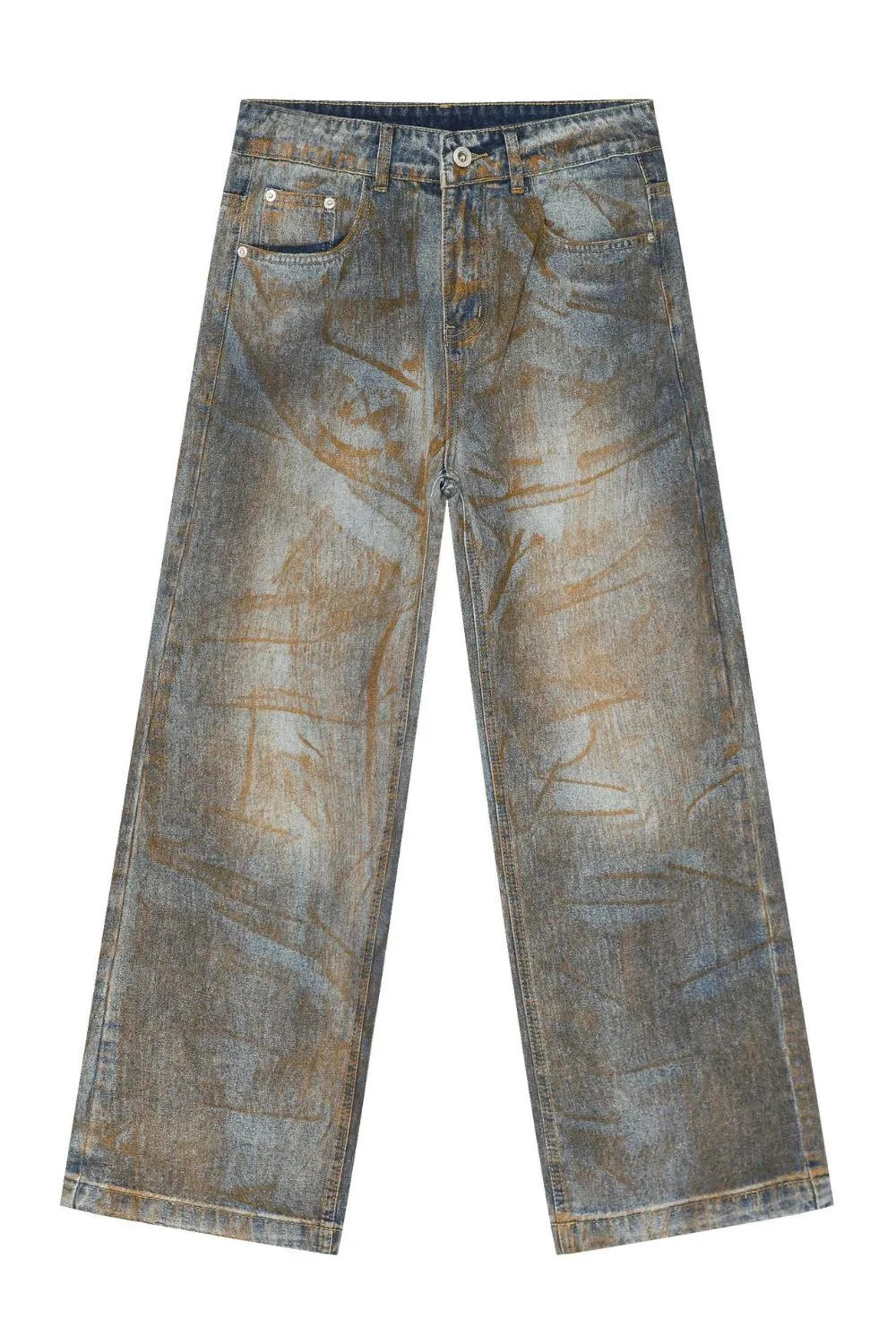 Men's Baggy Jeans with Pockets, image 5