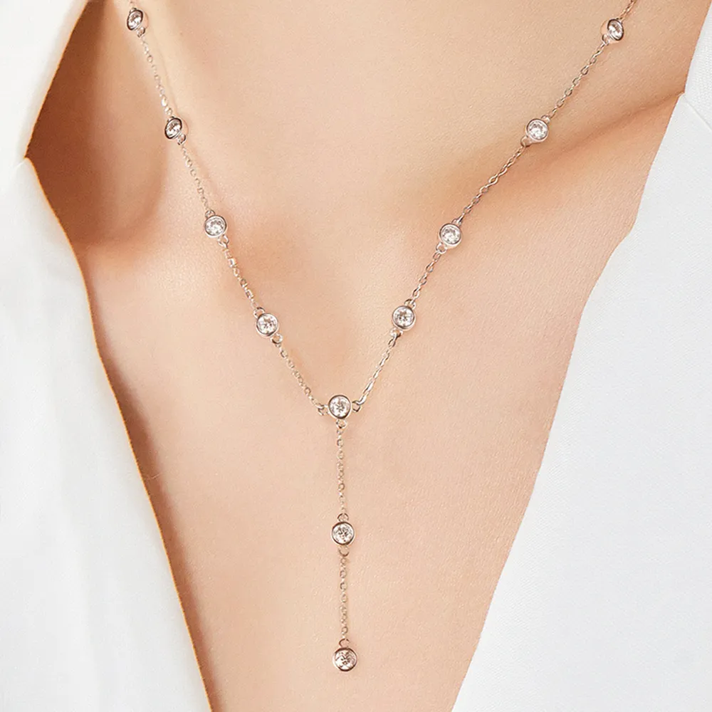 1.1 Carat Moissanite 925 Sterling Silver Necklace, image 8