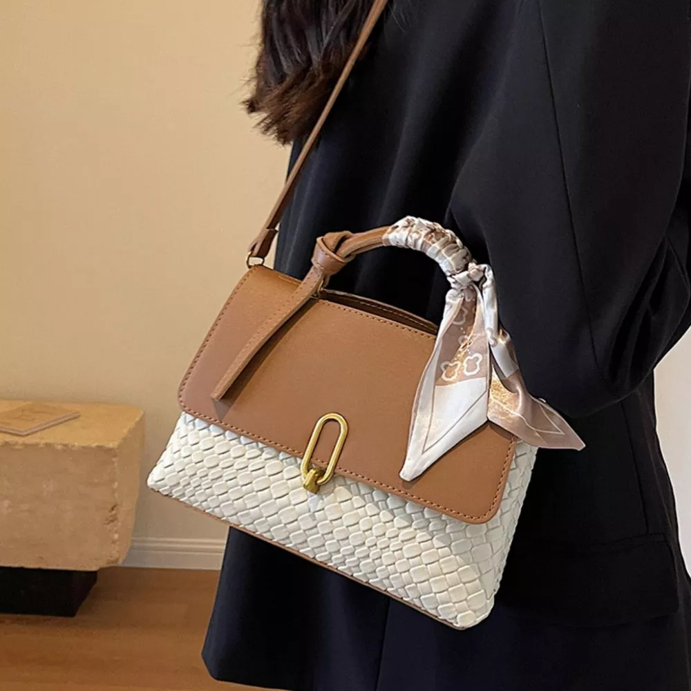 Textured Flap Crossbody Bag, image 5