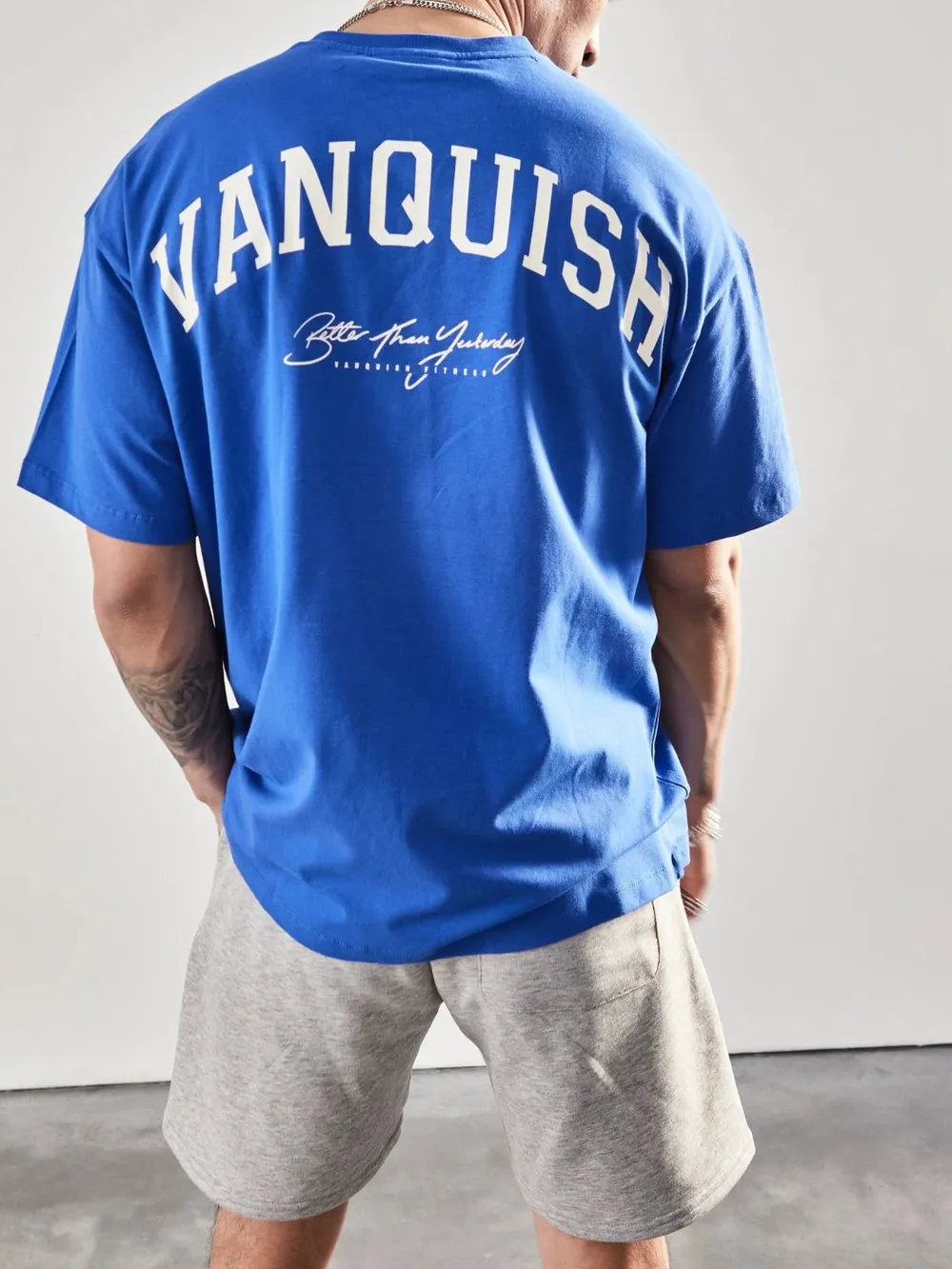 Men's Plus Size Letter Graphic Round Neck Half Sleeve T-Shirt, image 6