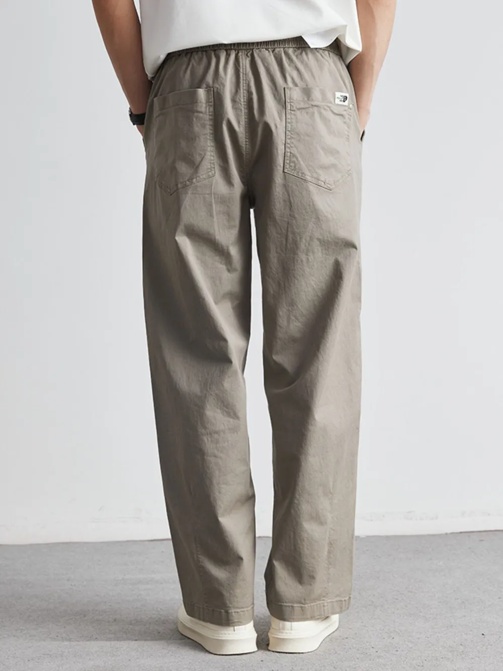 Men's Casual Drawstring Wide Leg Pants, image 5