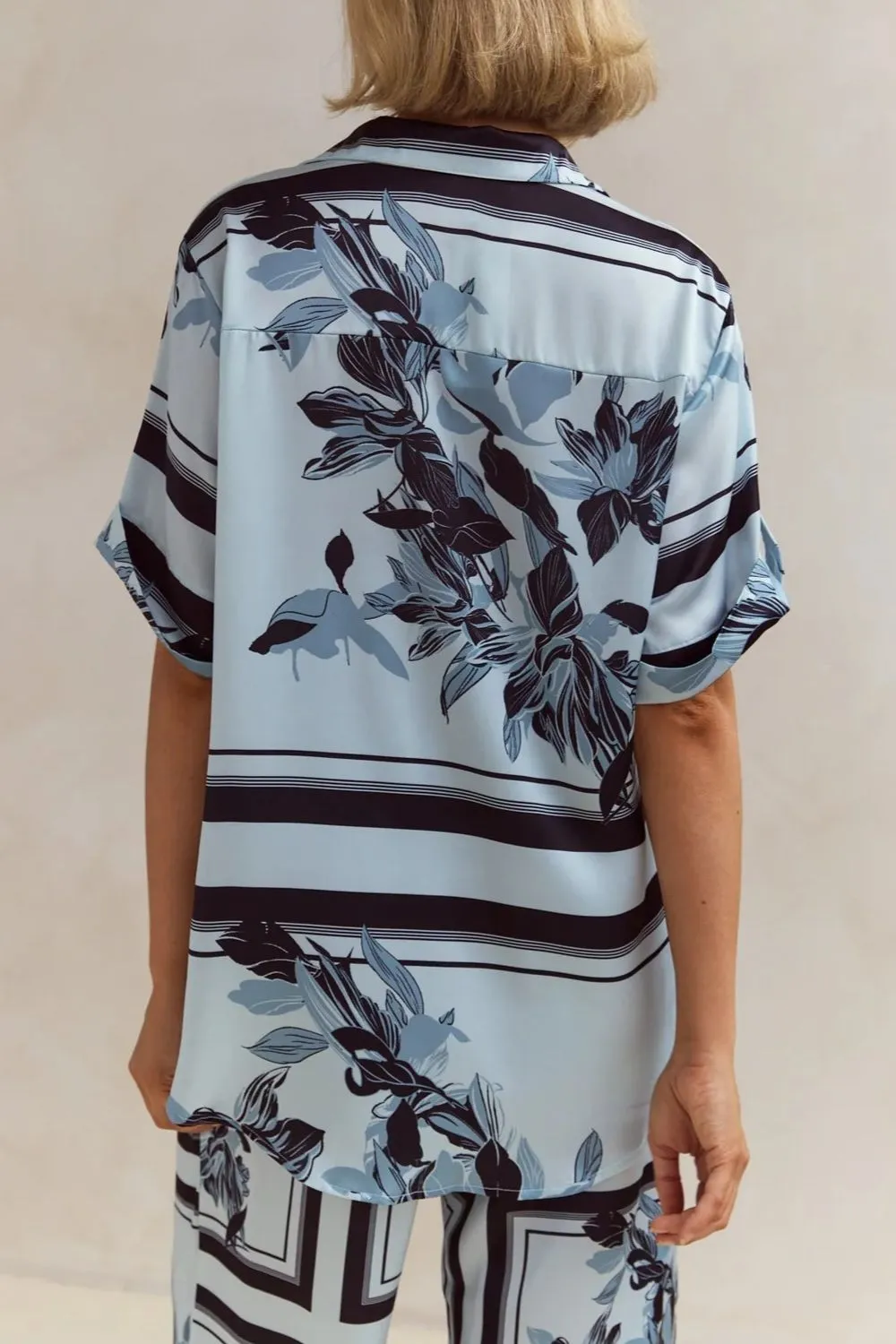 Printed Button Up Shirt and Pants Set, image 20