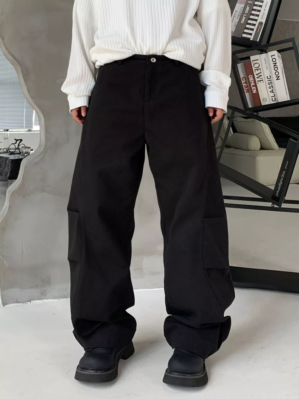 Men's Loose Fit Cargo Pants, image 2