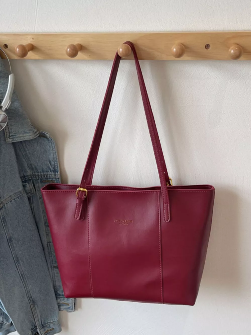 PU Leather Tote Bag, image 9