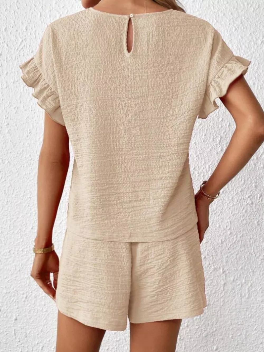 Round Neck Tee and Shorts Set, image 4