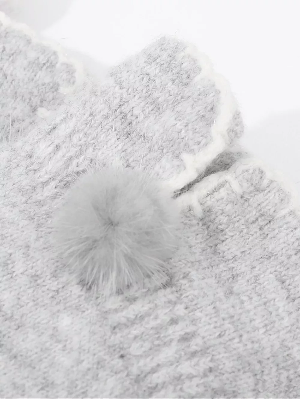Pom-Pom Detail Gloves, image 5