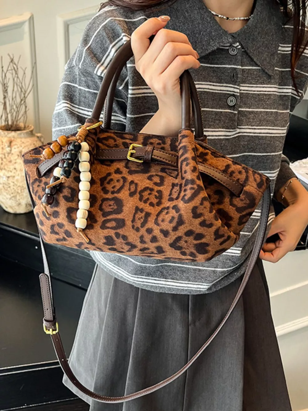 Buckle Decor Tote Bag, image 14