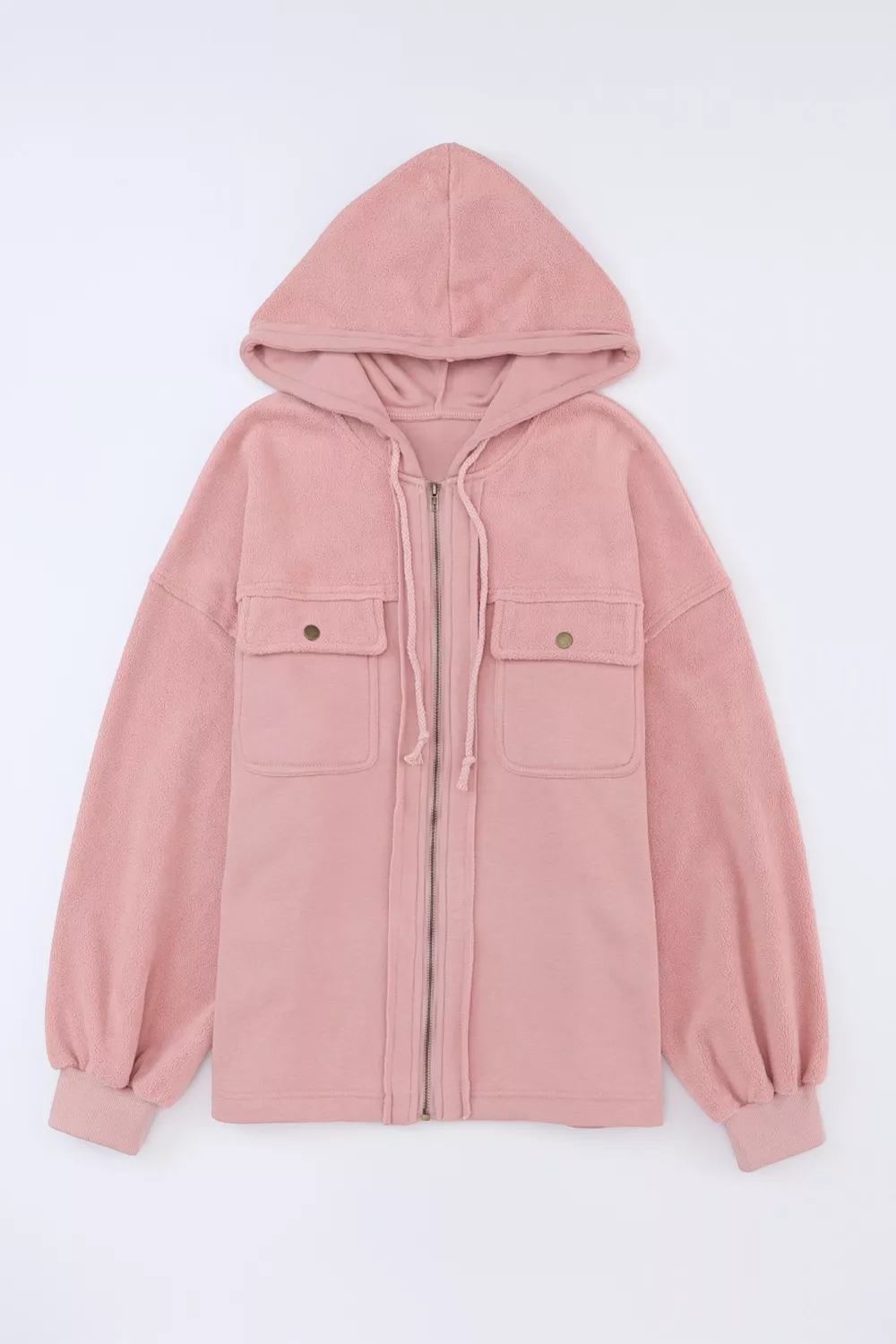 Casual Zip Up Jacket with Pockets, image 4
