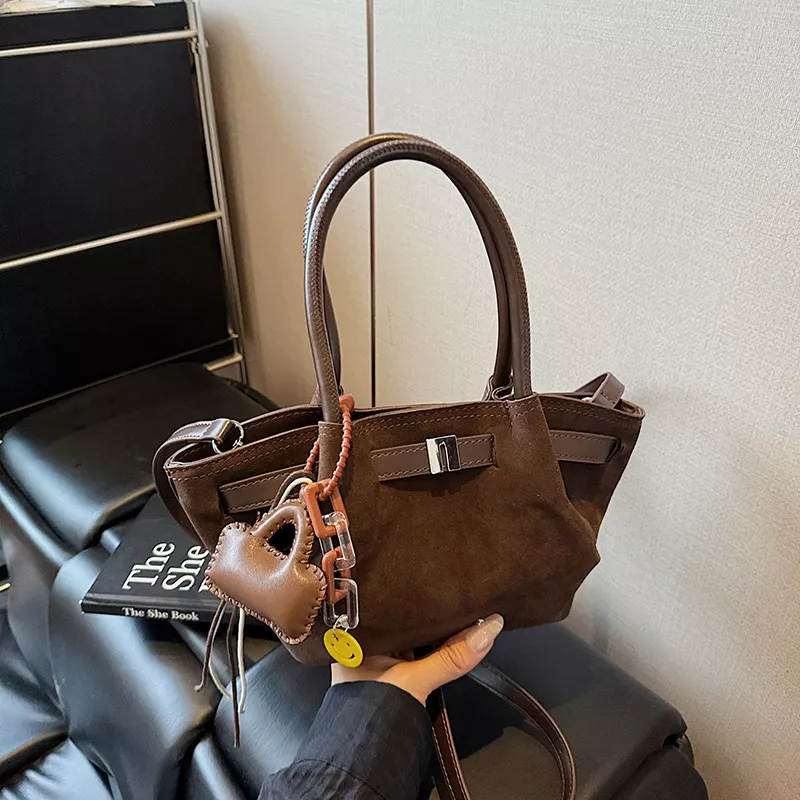 PU Leather Suede Mini Handbag, image 9